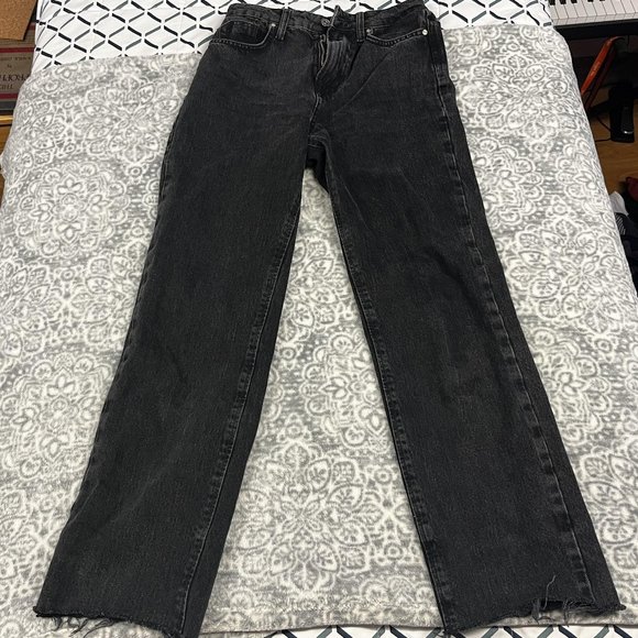 Zara Womens Black Denim Jeans, Size 2 - Picture 1 of 3